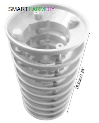 พลาสติก Shield สำหรับ Thermo Hygro Sensor อะไหล่สำหรับสถานีอากาศ