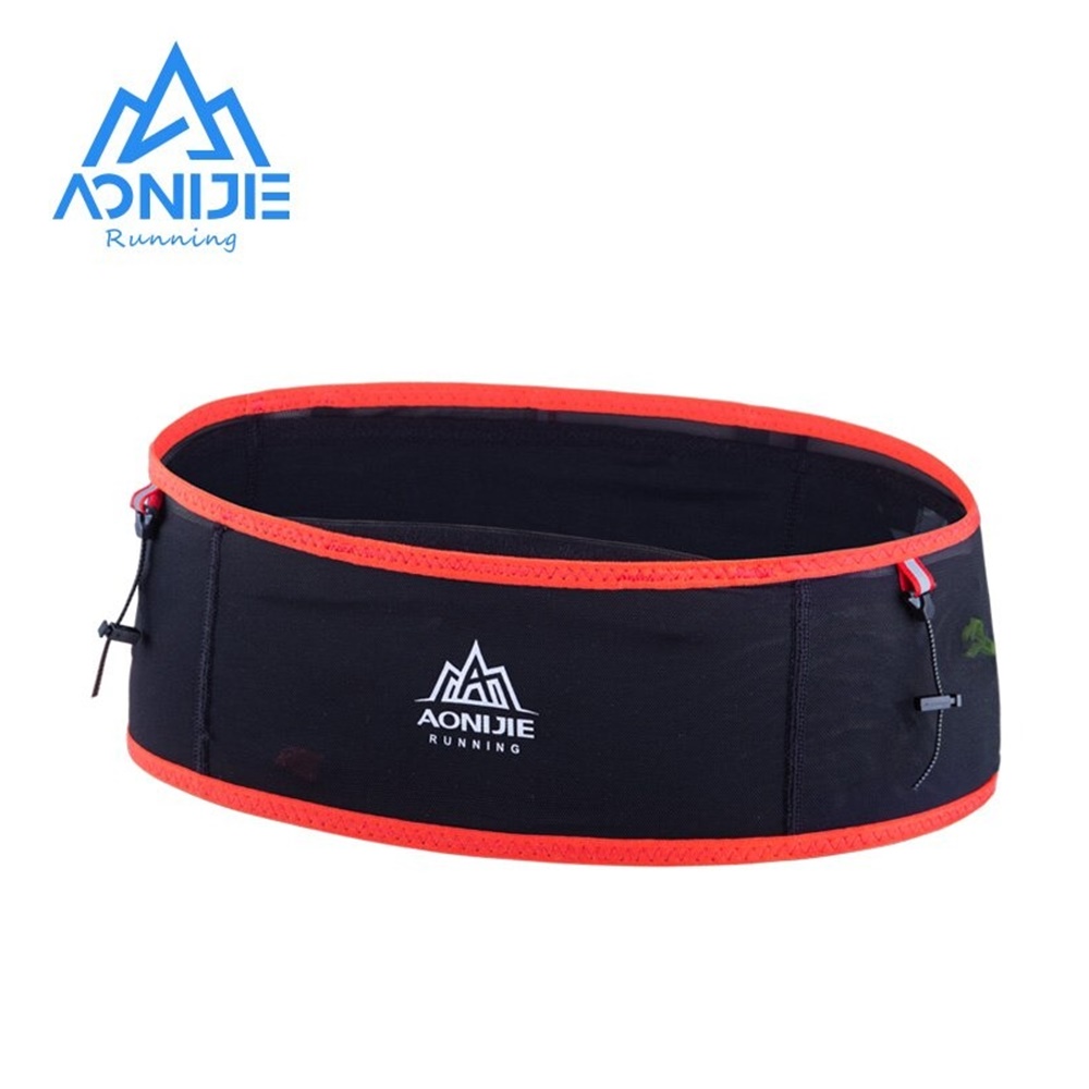 กระเป๋าคาดเอว AONIJIE แบบบาง ใส่ขวดน้ำได้ แถมฟรีขวดน้ำพับได้ 250ml(A17)