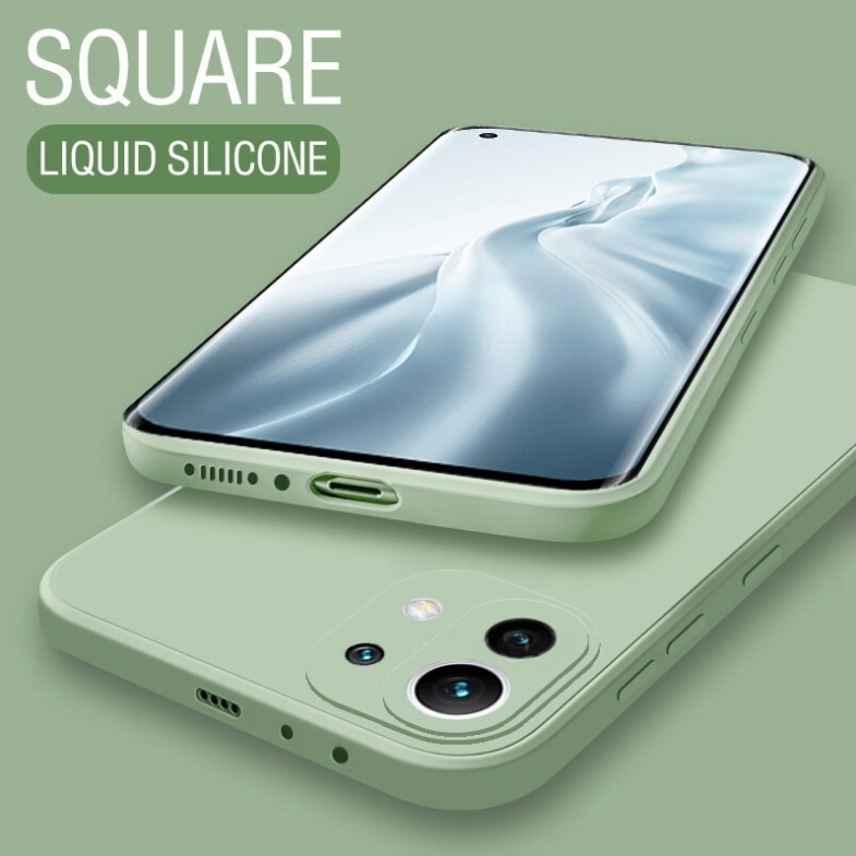 เคส Xiaomi Mi 11 Lite #เคสฝาหลังซิลิโคนนิ่ม Liquid Silicone Back Case