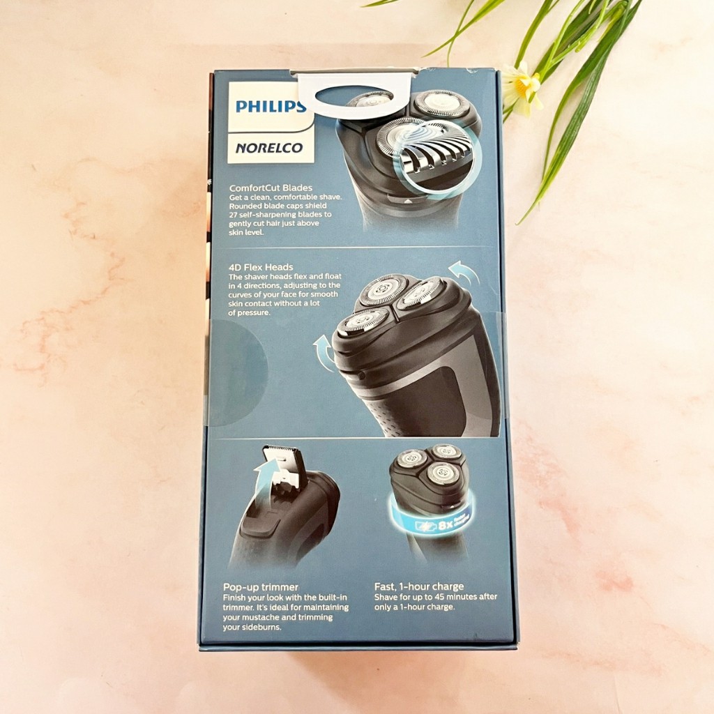 Philips® Norelco Shaver 2500 Convanient Shave, Faster charge Model S1311/82 เครื่องโกนหนวดไฟฟ้า แบบมีสาย และไร้สาย