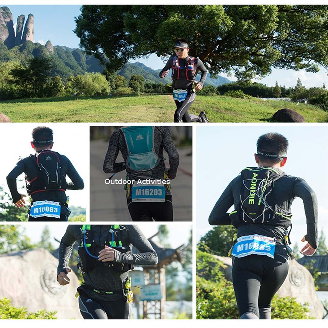 เข็มขัดติดเบอร์วิ่ง พร้อมช่องใส่ Energy Gel (BIB Number Holder) (HH4)