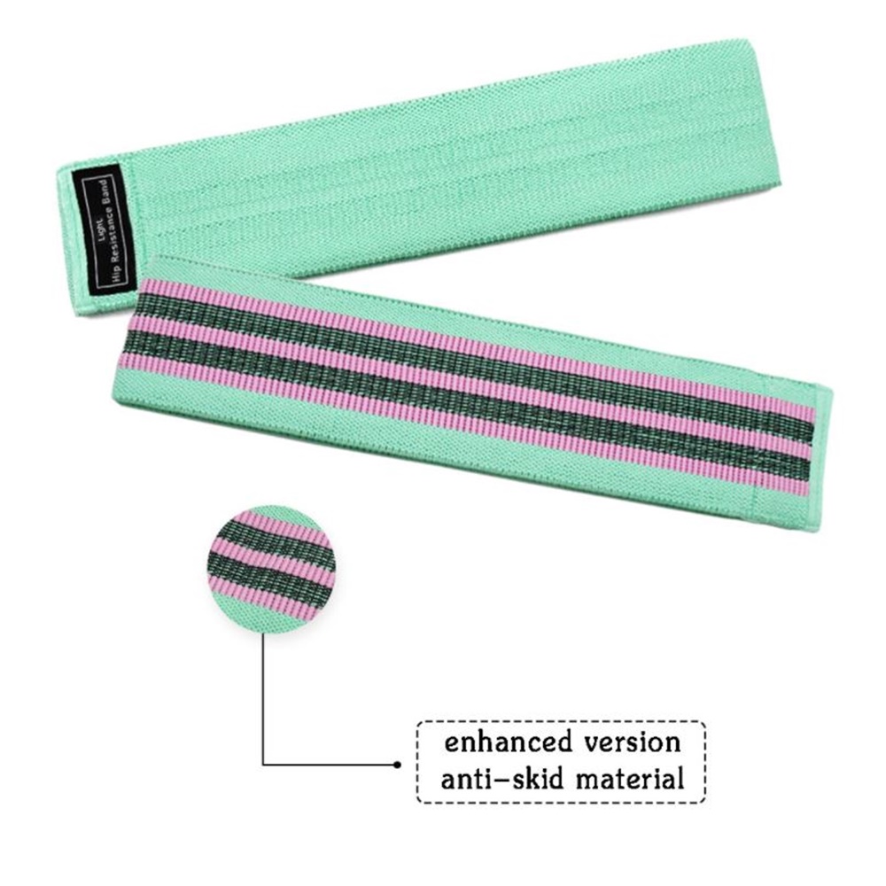 ยางยืดแรงต้านออกกำลังกาย แบบผ้า 3 เส้น Resistance Band (W04)