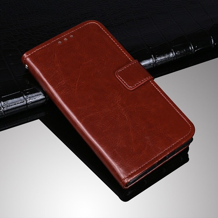 Case iPhone 13 Pro Max#เคสฝาพับแบบกระเป๋าสตางค์หนัง PU ผิวหนังม้า Crazy Horse