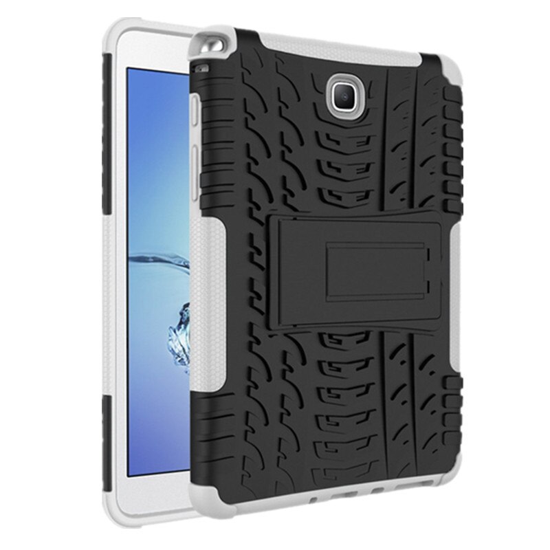 Case Samsung Galaxy Tab A 8.0นิ้ว T350 T355 / P350 P355 #เคสฝาหลังไฮบริด Cool Tyre PC+TPU Combo Cover with Kickstand