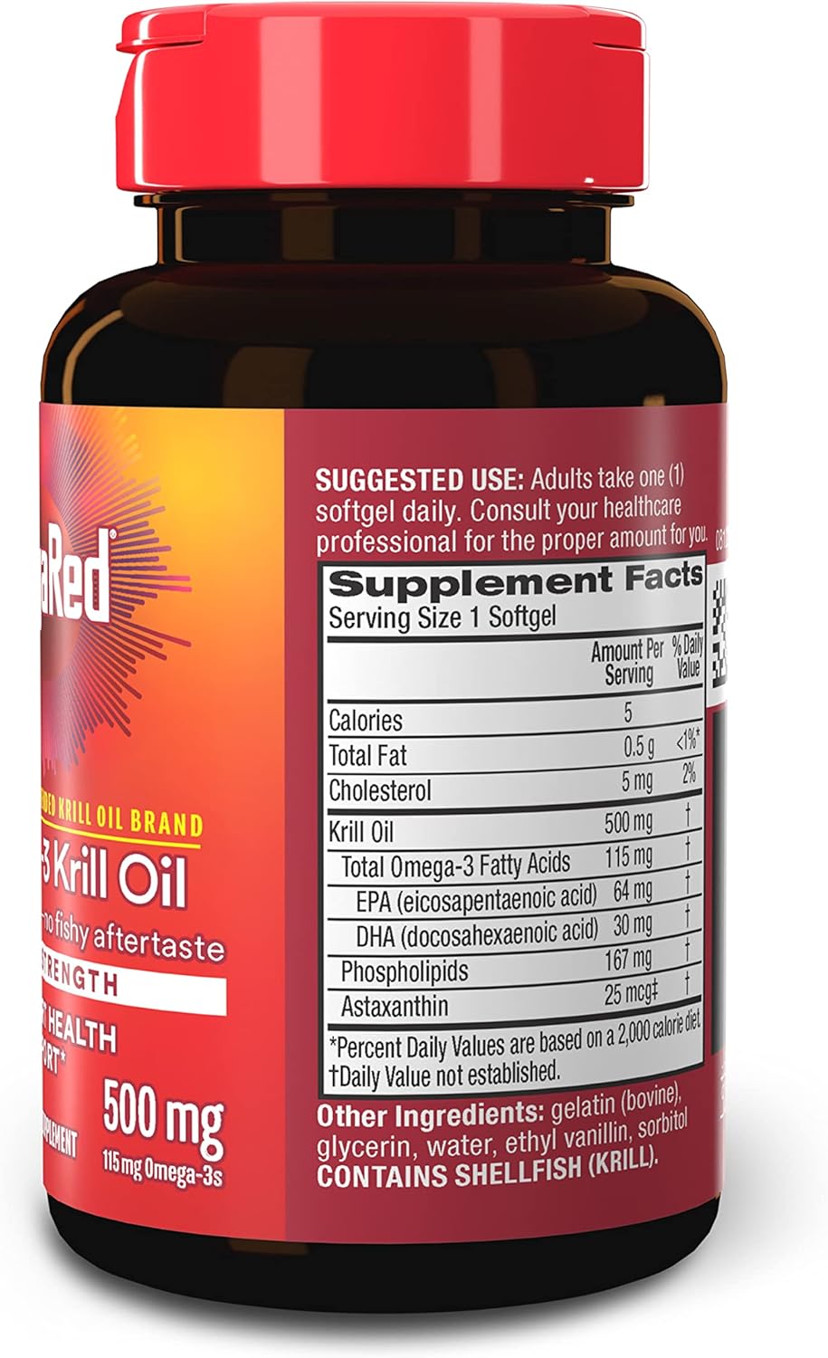 (Pre Order) Schiff® MegaRed Extra Strength 115 mg Omega-3 Krill Oil 500 mg 40 Softgels โอเมก้า3 น้ำมันคริลล์
