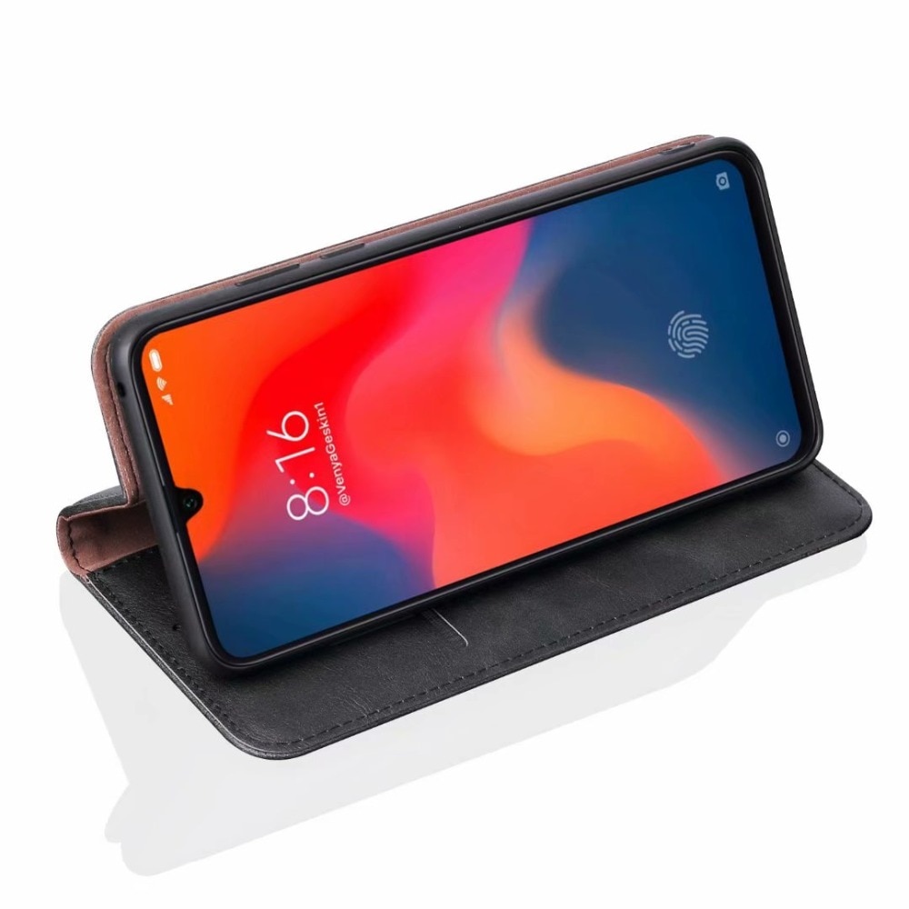 Case Huawei Y9 Prime 2019 #เคสฝาพับหนัง PU Crazy Horse Texture Retro Leather Auto-absorbed Wallet คุณภาพดี