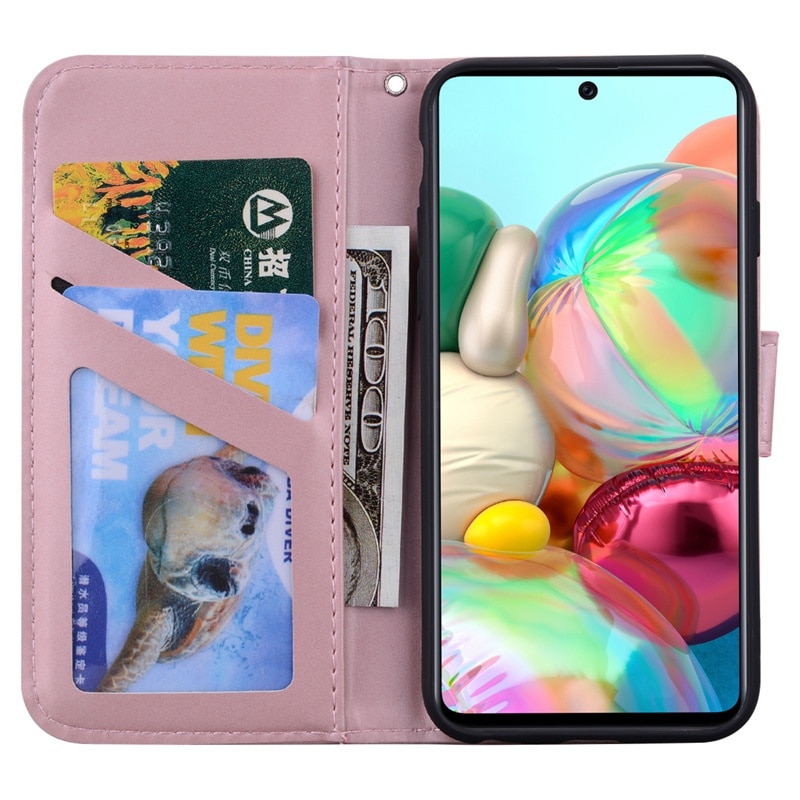 Case Samsung Galaxy A51 #เคสฝาพับหนัง PU ลายการ์ตูน Fashion Cartoon Animals Flip Case Texture Leather Wallet