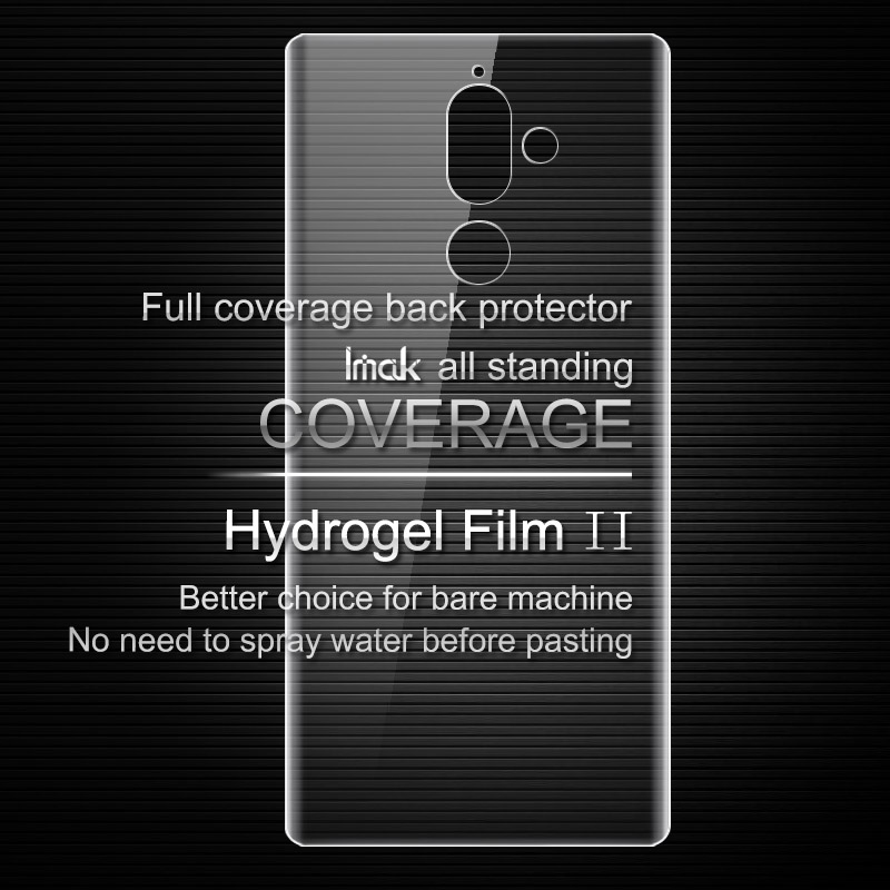 ฟิล์มป้องกันด้านหลัง Nokia 7 plus IMAK Soft Clearer Hydrogel Film II หนา 0.15 mm