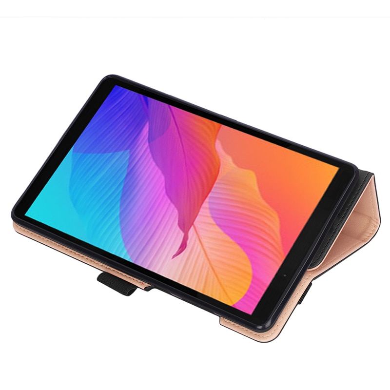 เคส Huawei MatePad T8 8 นิ้ว #เคสฝาพับหนัง PU มีที่สวมนิ้ว Card Holder Stand PU Leather Smart Case