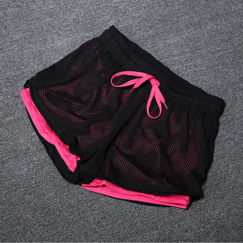 กางเกงวิ่งมาราธอน ขาสั้นผู้หญิง มีซับใน 2-in-1(G6)