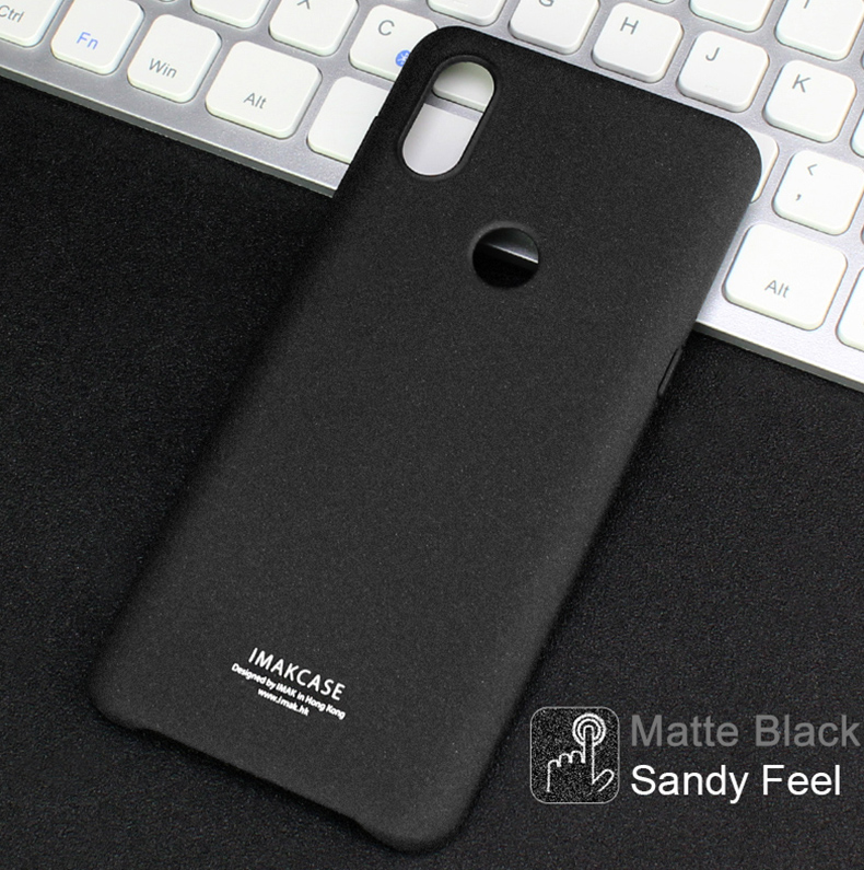 เคส Xiaomi Mi Mix 3 #เคสฝาหลัง IMAK Ring Holder Kickstand Frosted Hard Plastic ขาตั้งแหวน + ฟิล์มกันรอยหน้าจอ
