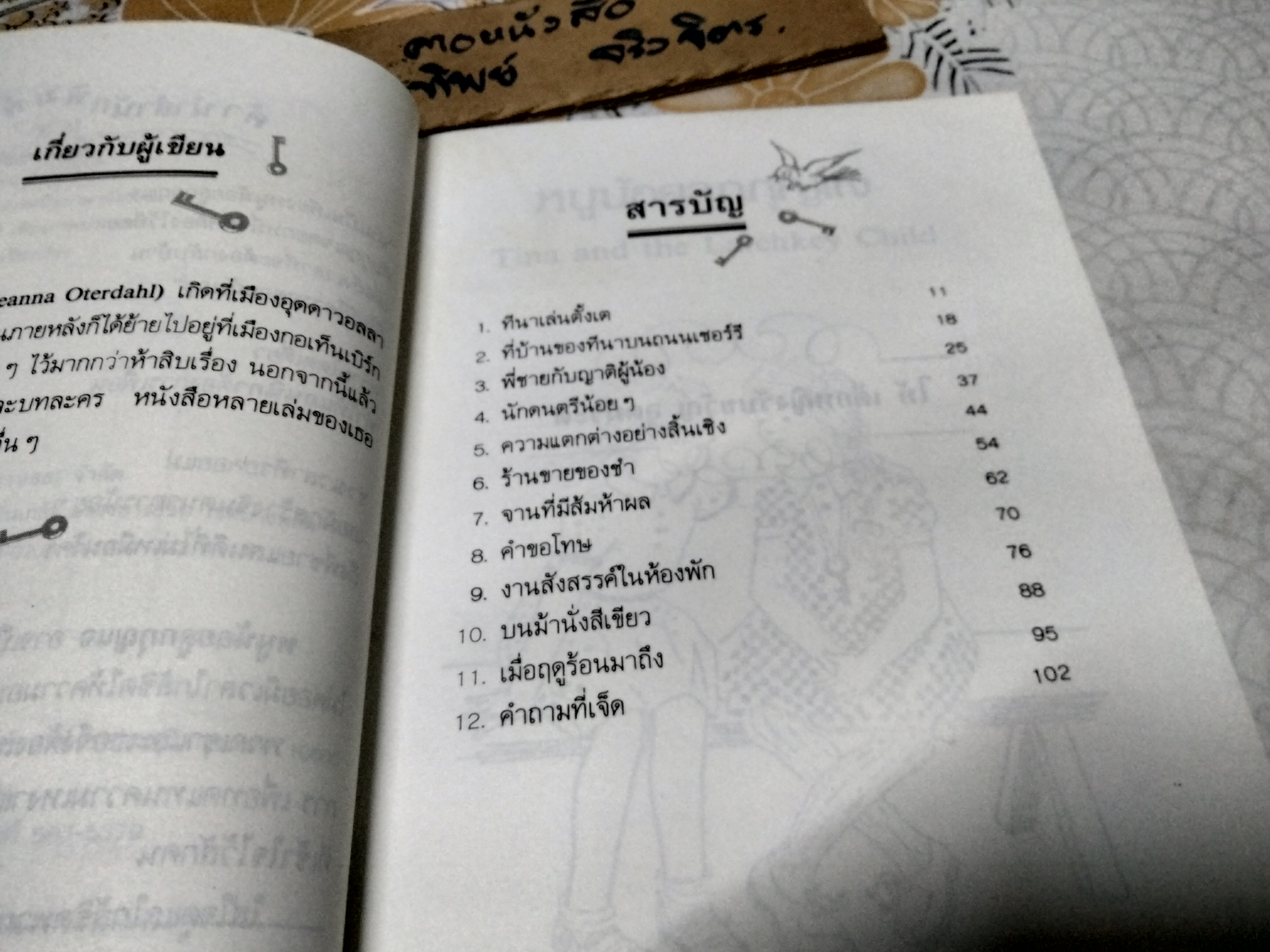 หนูน้อยลูกกุญแจ (Tina and the Latchkey Child) จีนนา โอเตอร์ดาห์ล เขียน วัชรินทร์ อำพัน แปล