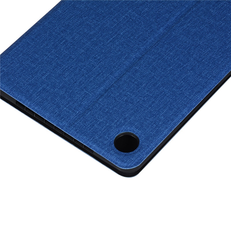 เคส Huawei MediaPad M5 Pro 10.8 นิ้ว #เคสฝาพับผิวผ้า Cloth Texture Leather Stand Case