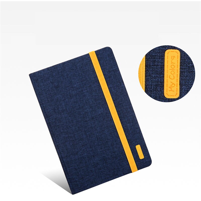 เคส Huawei MediaPad M5 8.4 นิ้ว #เคสฝาพับหนัง PU ผิวผ้าคุณภาพสูง Silicon+Cloth PU Leather Skin