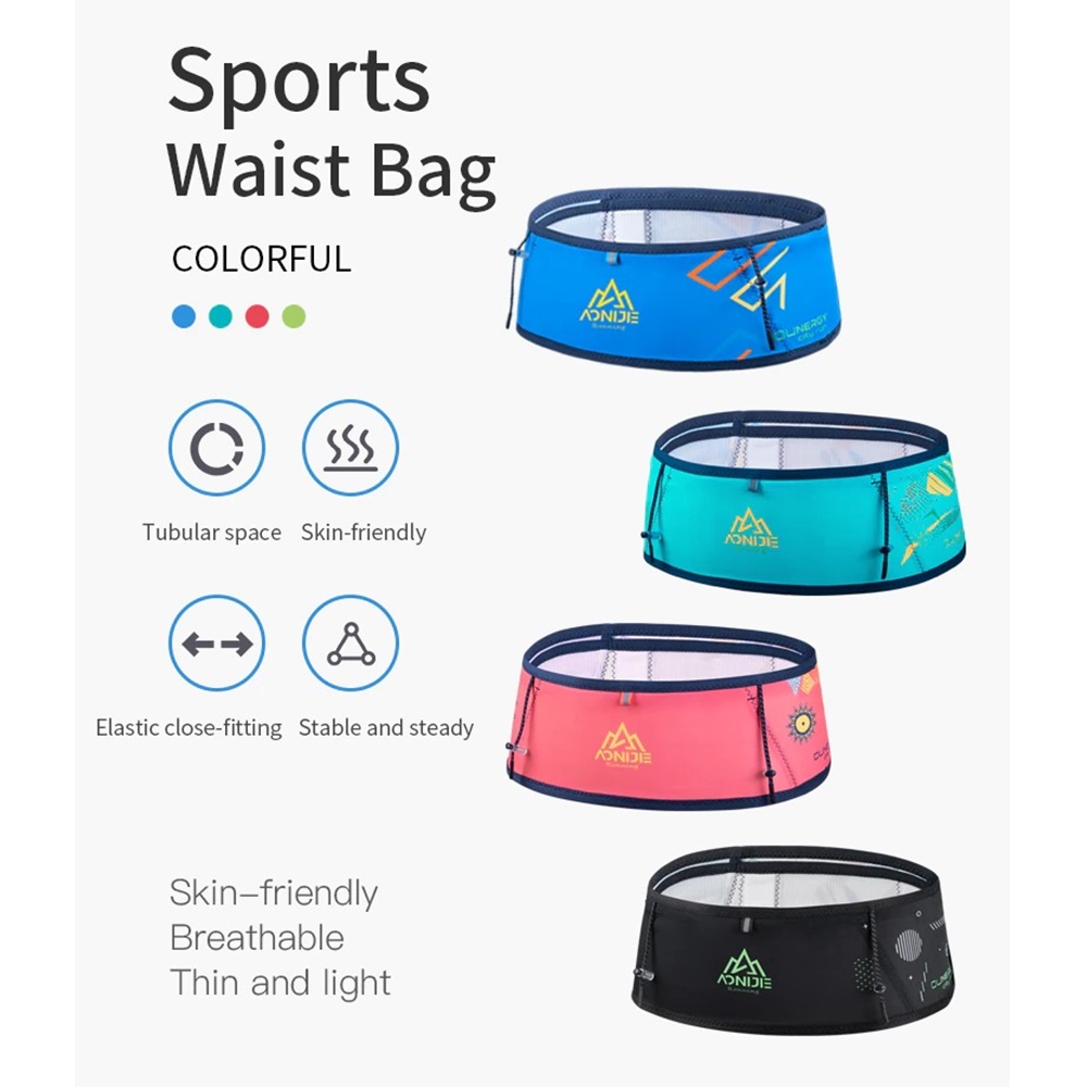 กระเป๋าคาดเอว แบบบาง ใส่ขวดน้ำได้ AONIJIE รุ่น W8108 (A24)