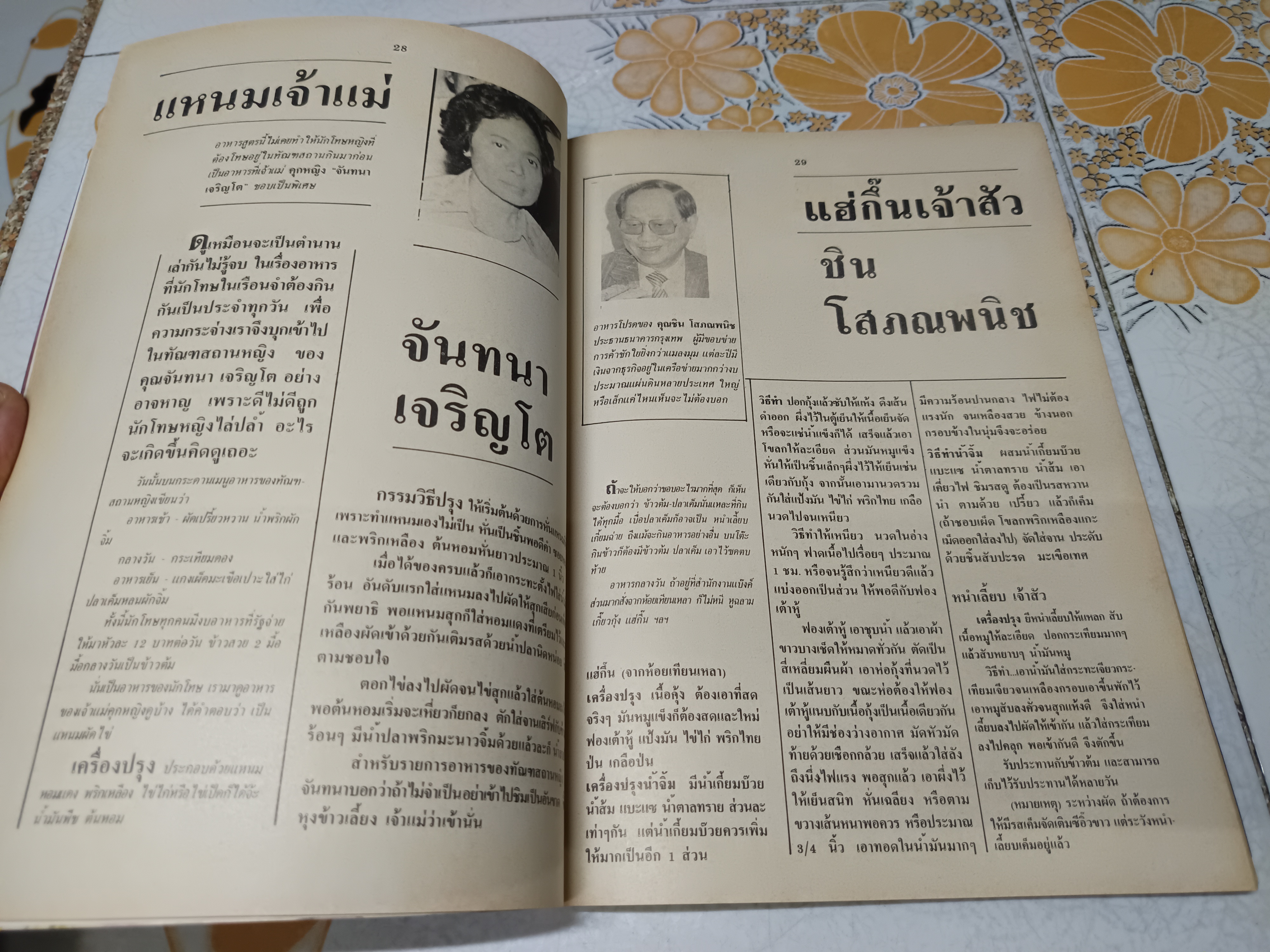 กับข้าวคนดัง ตำรา "ปรุงอาหารโปรด" จากก้นครัวคนดังทุกระดับชั้น 200 กว่าสูตร