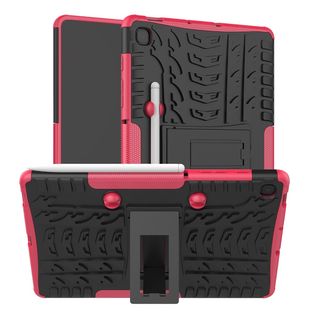 เคส Samsung Galaxy Tab S6 Lite 10.4 SM-P610 SM-P615 SM-P617 Kickstand PC + TPU Hybrid เคสฝาหลังกันกระแทก