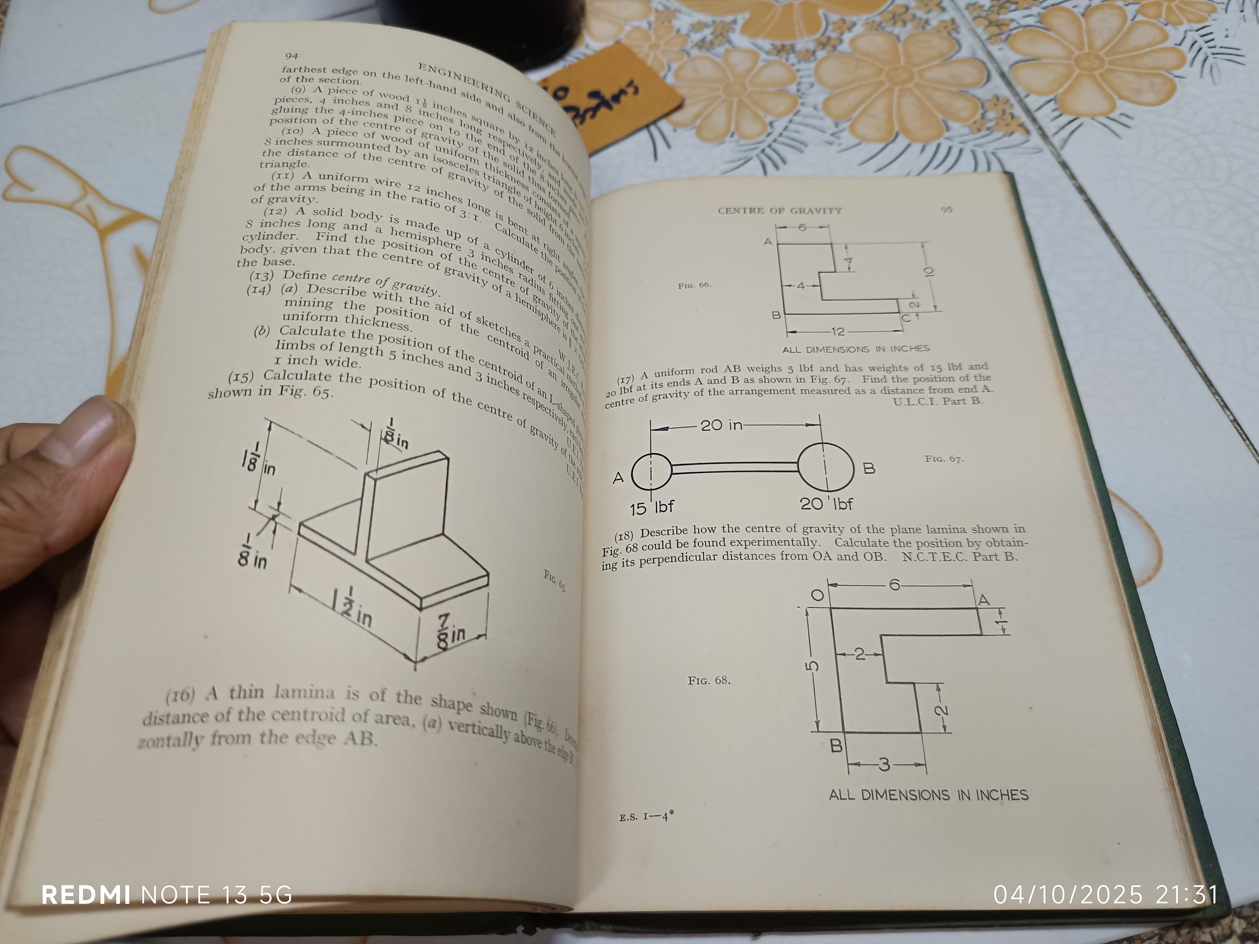 Engineering Science : Technical College series. Author, J. D. Walker. Edition 3 ,1967 (ไม่มีใบหุ้มปก)