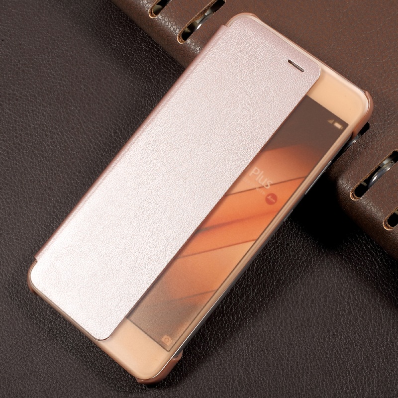 เคส Huawei P10 เคสฝาพับมีช่องวิวด้านข้าง เคสหนังPU