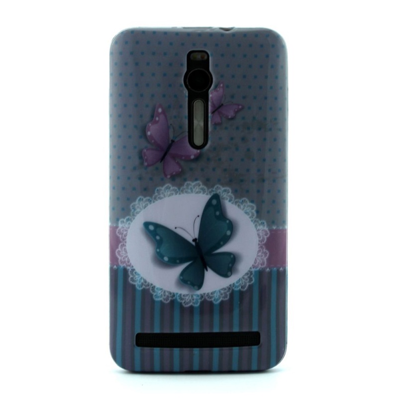 เคส Asus Zenfone 2 ZE551ML ZE550ML เคสฝาหลัง TPU นิ่มบิดงอได้ พิมพ์ลายสวยงาม
