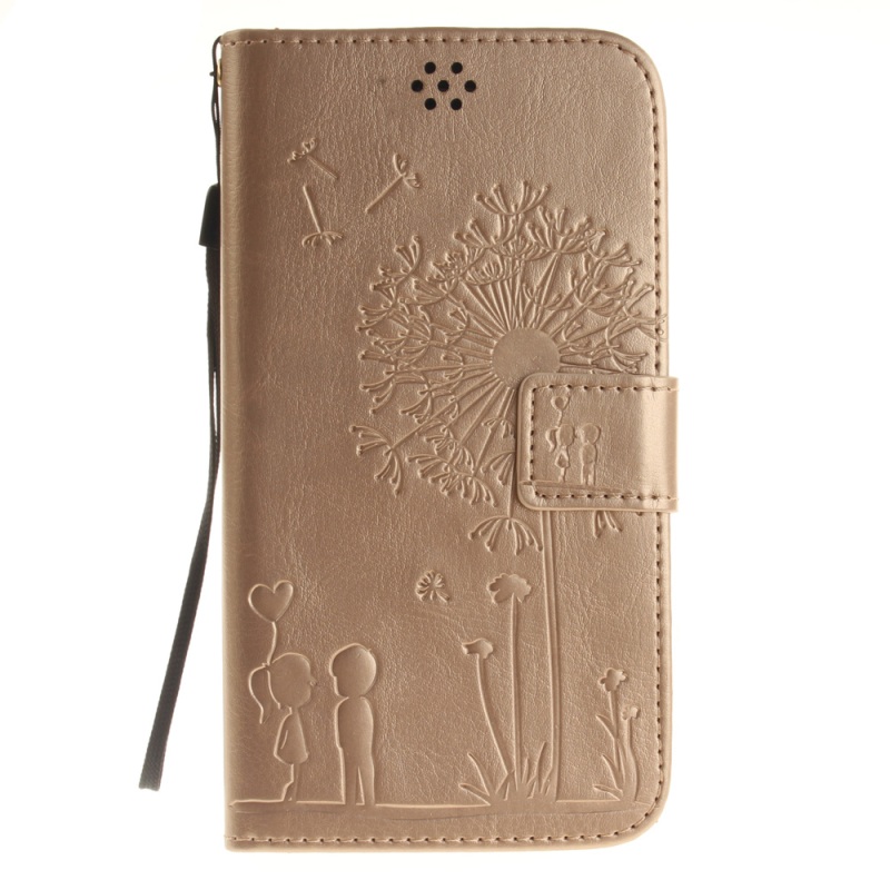 เคส Asus Zenfone 2 ZE550ML ZE551ML เคสหนังฝาพับปั้มลายลงบนปก มีสายคล้องข้อมือ สไตล์กระเป๋าสตางค์