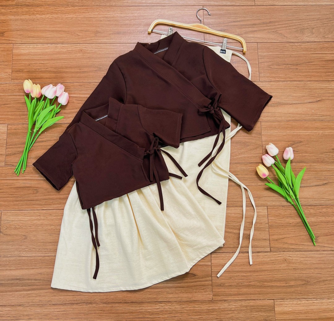 ชุดคู่แม่ลูก สไตล์มินิมอล