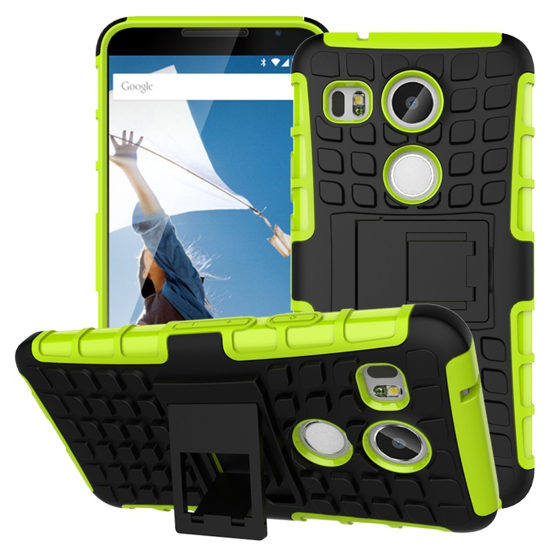 Case LG Nexus 5X เคส TPU PC Hybrid Case พร้อม Kickstand กันลื่นได้ดี สีสันสวยงาม