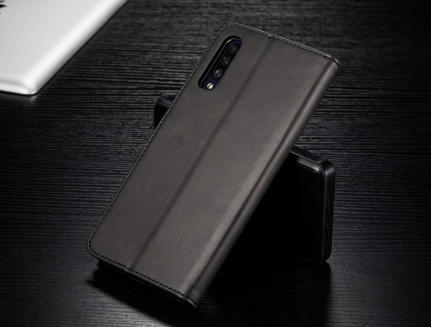 Case Samsung Galaxy A50 / A50s / A30s #เคสฝาพับหนัง PU LC.IMEEKE คุณภาพดีสไตล์กระเป๋าสตางค์พร้อมช่องใส่การ์ด