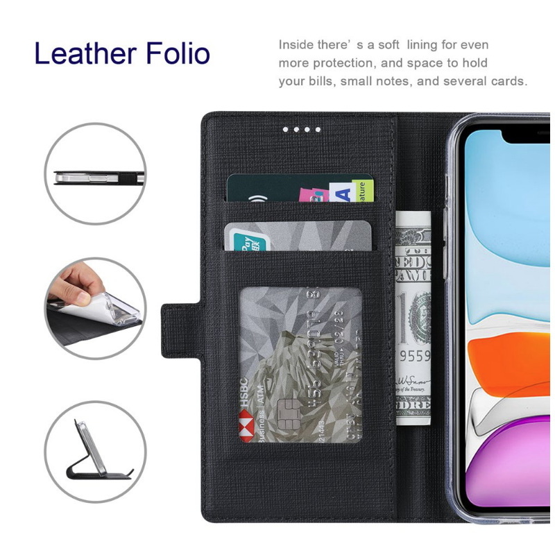 Case Samsung Galaxy S22+ 5G#เคสฝาพับหนัง PU VILI DMX Cross Texture Leather คุณภาพดี