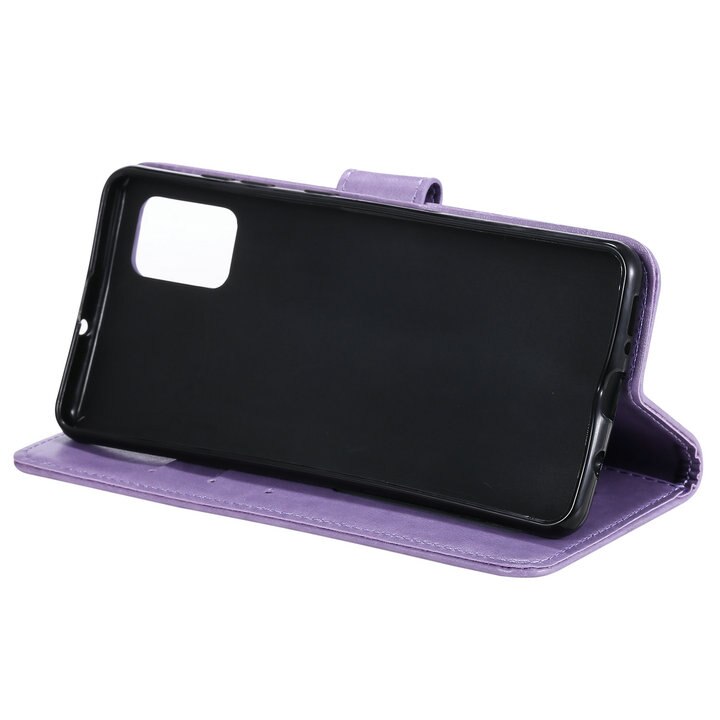 Case Samsung Galaxy S10 Lite #เคสฝาพับหนัง PU ปั้มลาย Imprint Mandala Flower