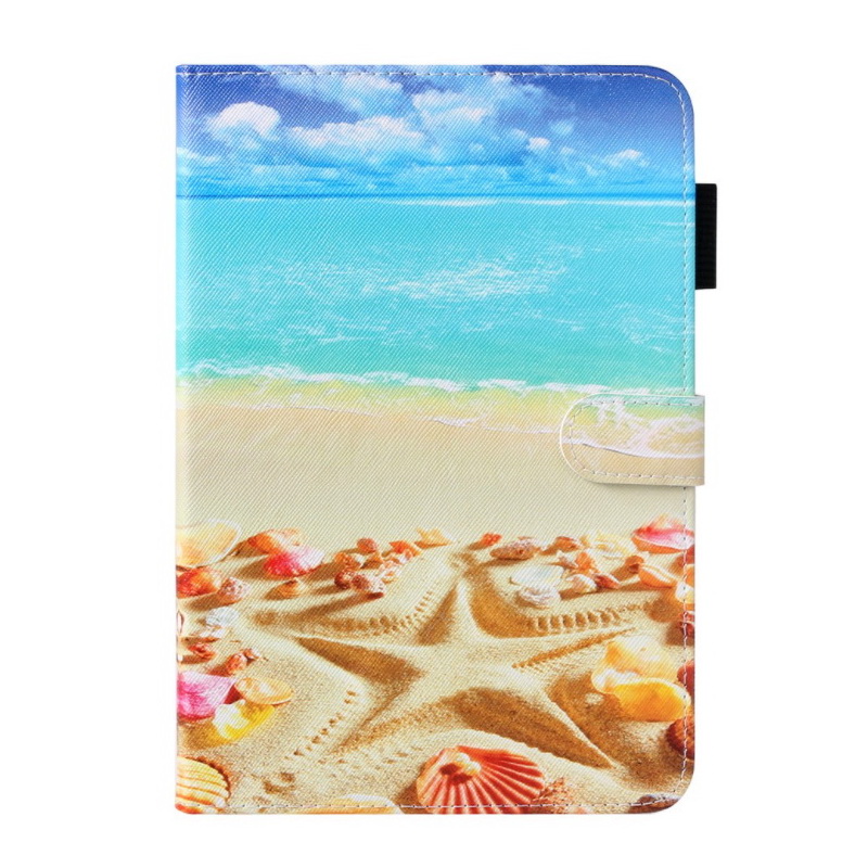 เคส Samsung Galaxy Tab A 8.0 (2019) SM-T290 SM-T295 SM-T297 #เคสฝาพับพิมพ์ลายหนัง PU พร้อมที่เก็บการ์ด Pattern Printing PU Leather Tablet Stand Case with Card Storage