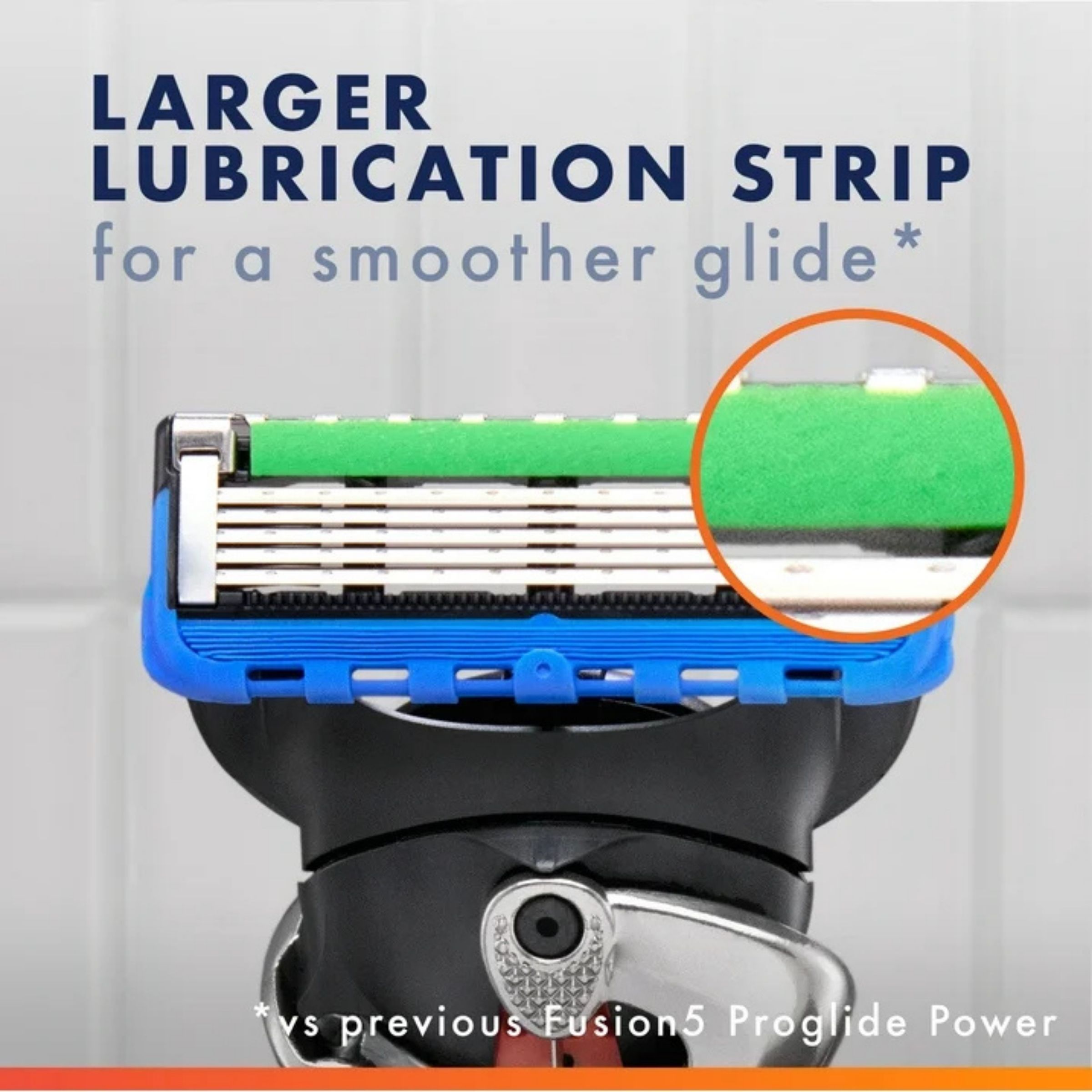 Gillette® ProGlide Power Men's Razor Handle + 1 Blade Refill ชุดมีดโกน ยิลเลตต์ โปรไกลด์ พาวเวอร์