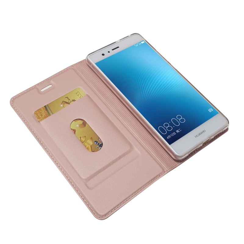 Case Huawei P40 #เคสฝาพับหนัง PU Magnetic Adsorption Stand Leather Card Holder