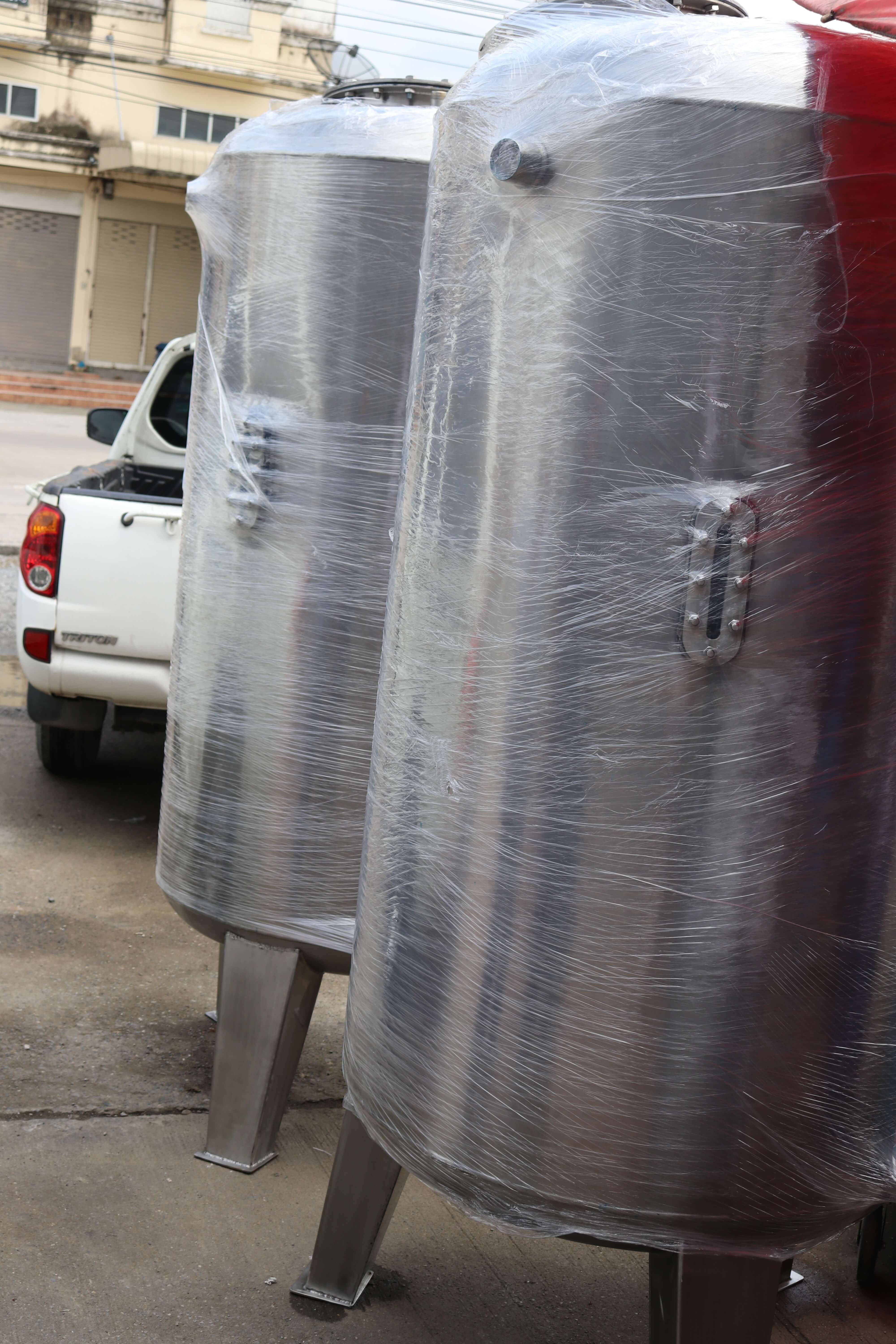 ถังกรองสแตนเลส26นิ้วขนาด65ซม.x150ซม.x3มม