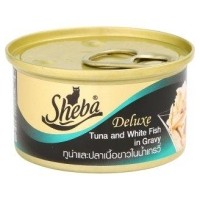 Sheba ชีบา เปียกกระป๋องทูน่าปลาเนื้อขาว