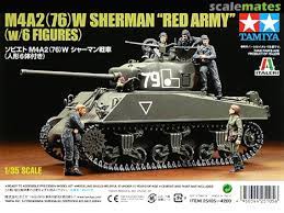 25105 M4a2(76)w Sherman Red Army Scale Hobby