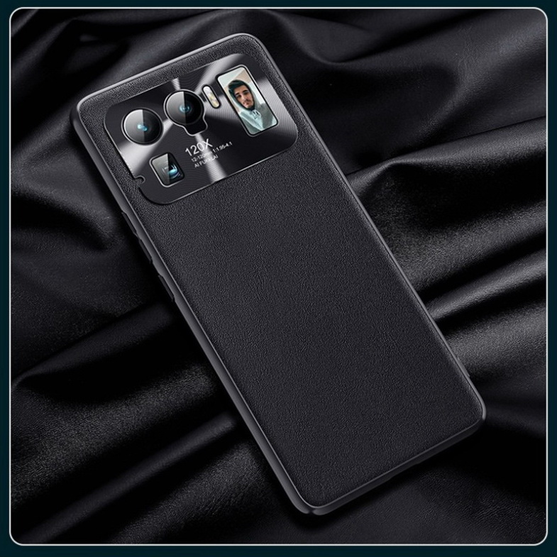เคส Xiaomi Mi 11 Ultra #เคสแบบฝาหลัง TPU เคลือบหนัง PU Leather Cases Soft Matte Shockproof