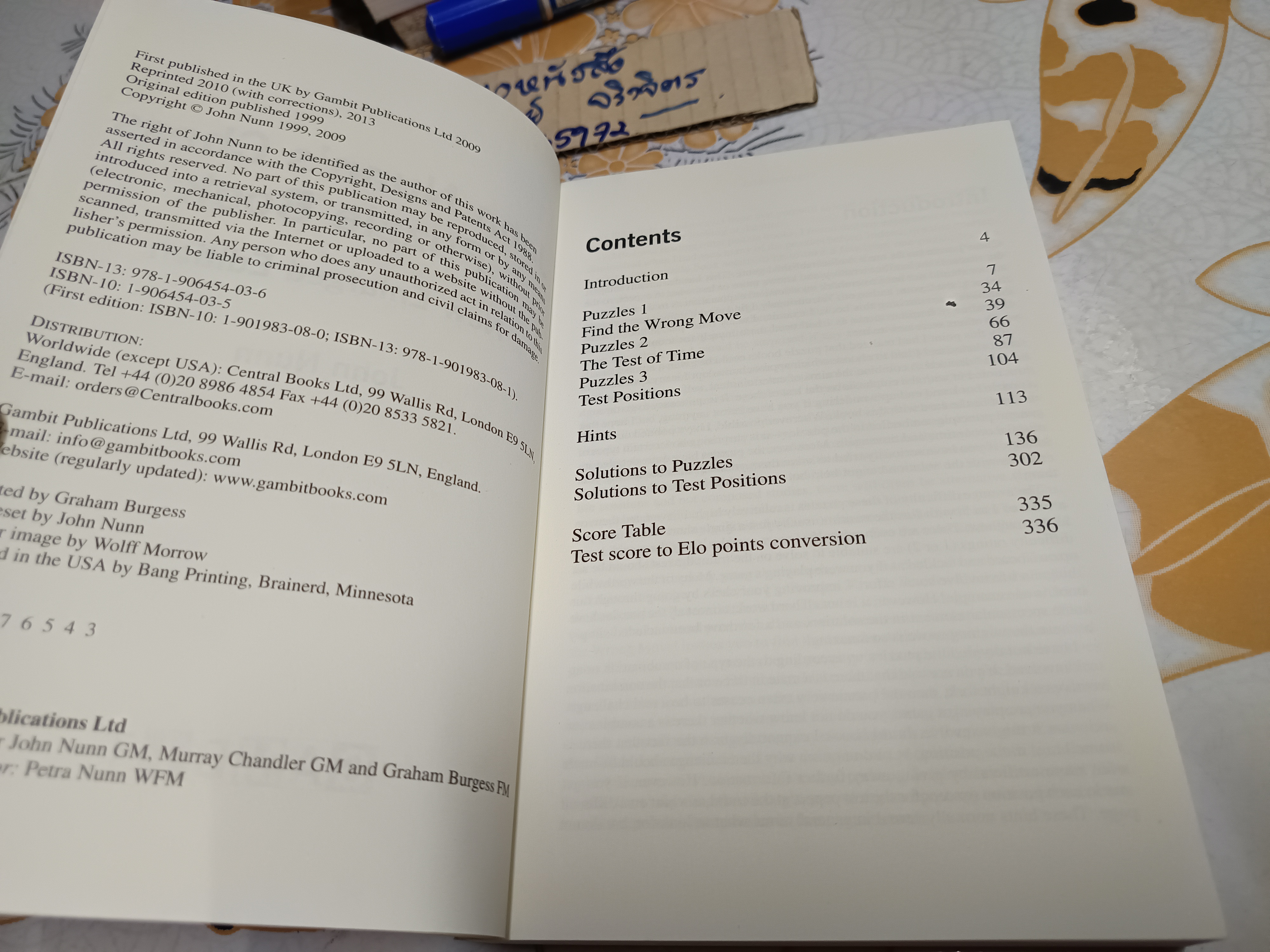 John Nunn's Chess Puzzle Book (New Enlarged Edition)