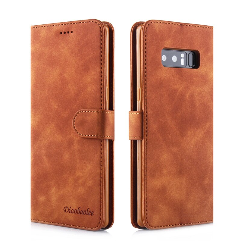 เคส Samsung Galaxy Note 8 #เคสฝาพับหนัง PU DIAOBAOLEE Leather Stand Stand