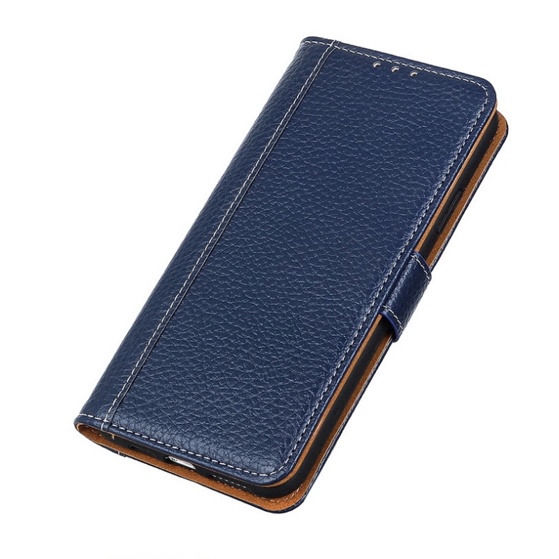 เคส Samsung Galaxy A32 5G #เคสฝาพับหนังแยกผิวลิ้นจี่ แถบปิดแม่เหล็ก