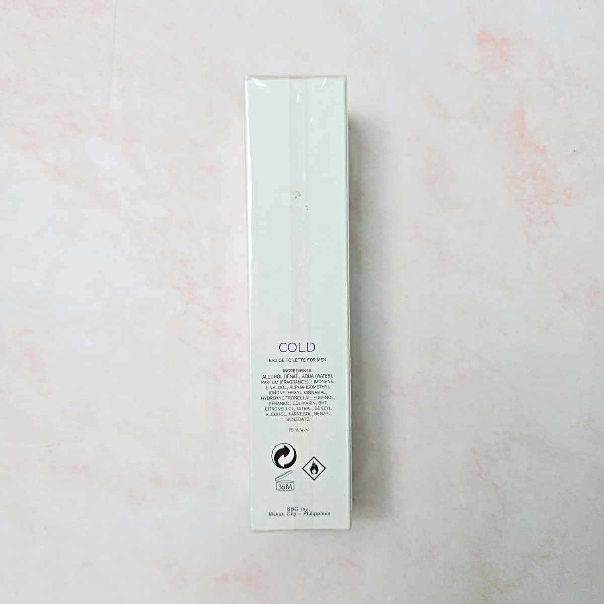 Benetton Cold Eau De Toilette Spray 100 ml น้ำหอมผู้ชาย แบบสเปรย์