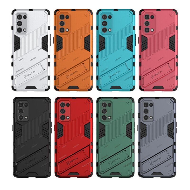 เคส OPPO Reno 5 Pro 5G #เคสฝาหลังพลาสติก ไฮบริด TPU + Kickstand