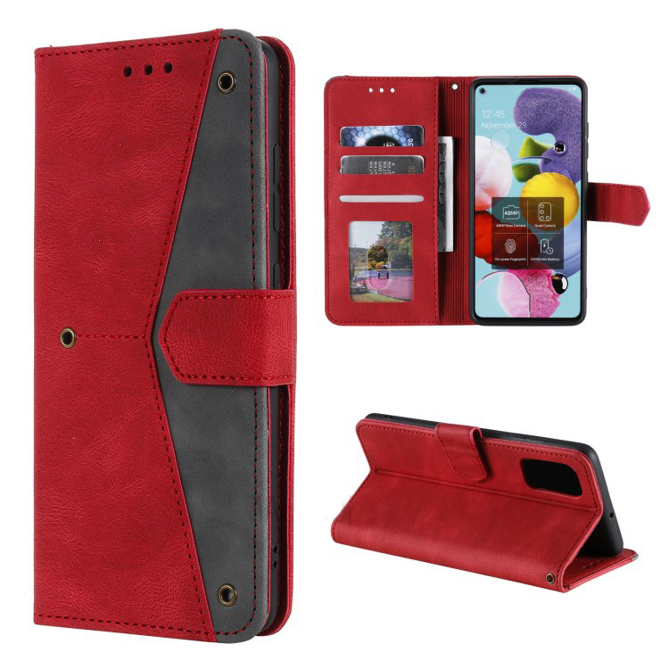 เคส Xiaomi Mi 10T Pro Wallet #เคสฝาพับหนัง PU Splicing Stitching Stand Skin-touch Leather