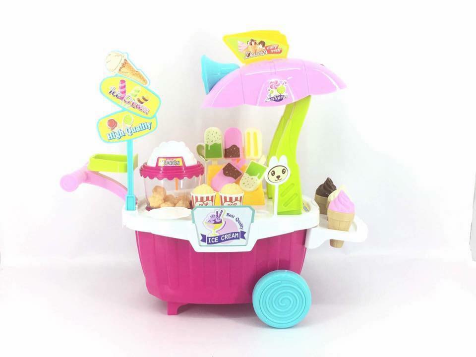 set รถขายขนมและป๊อปคอร์น