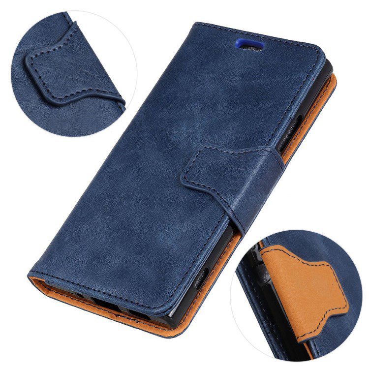 Case Xiaomi Mi A2 Lite #เคสฝาพับหนังแยกคุณภาพดี Crazy Horse Split Leather Wallet