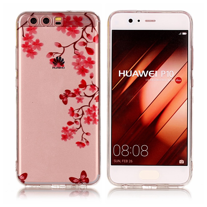 เคส Huawei P10 #เคสฝาหลัง TPU ใสนิ่มรูปแบบการพิมพ์ IMD ลวดลายน่ารักๆ