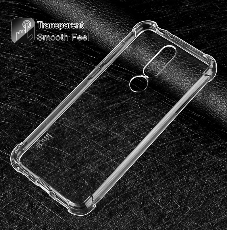 Case Nokia 5.1 Plus/X5 #เคสฝาหลังSkin Feel Anti-drop TPU Case + ฟิล์มกันรอย Explosion-proof Screen Film