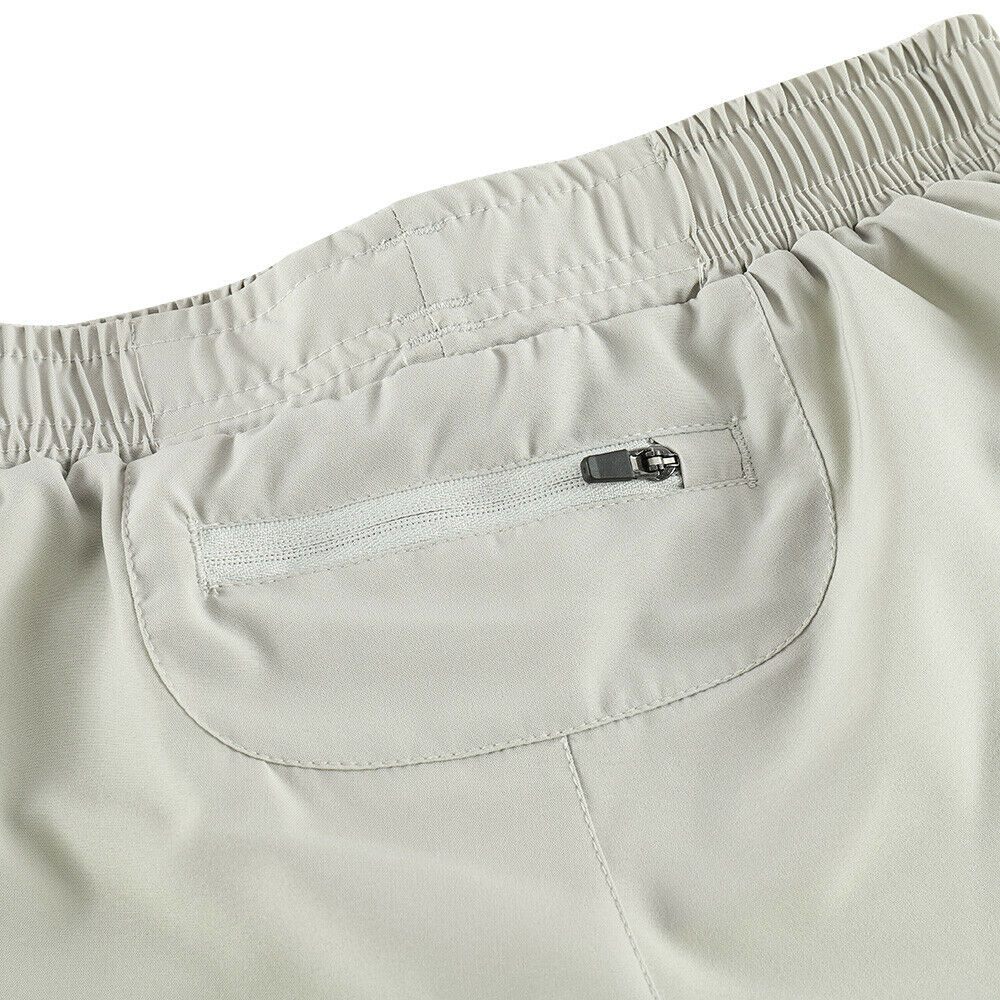 กางเกงวิ่ง ขาสั้นผู้หญิง 2-in-1 มีซับใน มีซิปกระเป๋าหลัง ARSUXEO (G7)