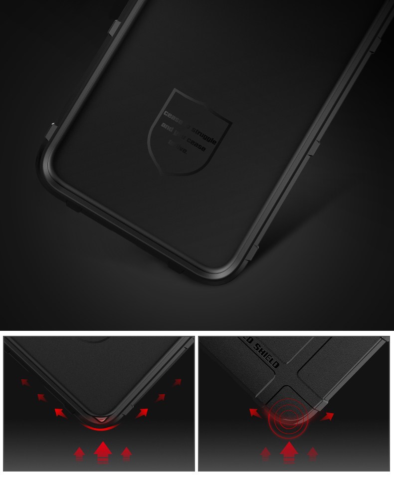Case Huawei nova 3i #เคสฝาหลัง Rugged Shield Series Soft Silicone Shock Absorption Matte กันกระแทก
