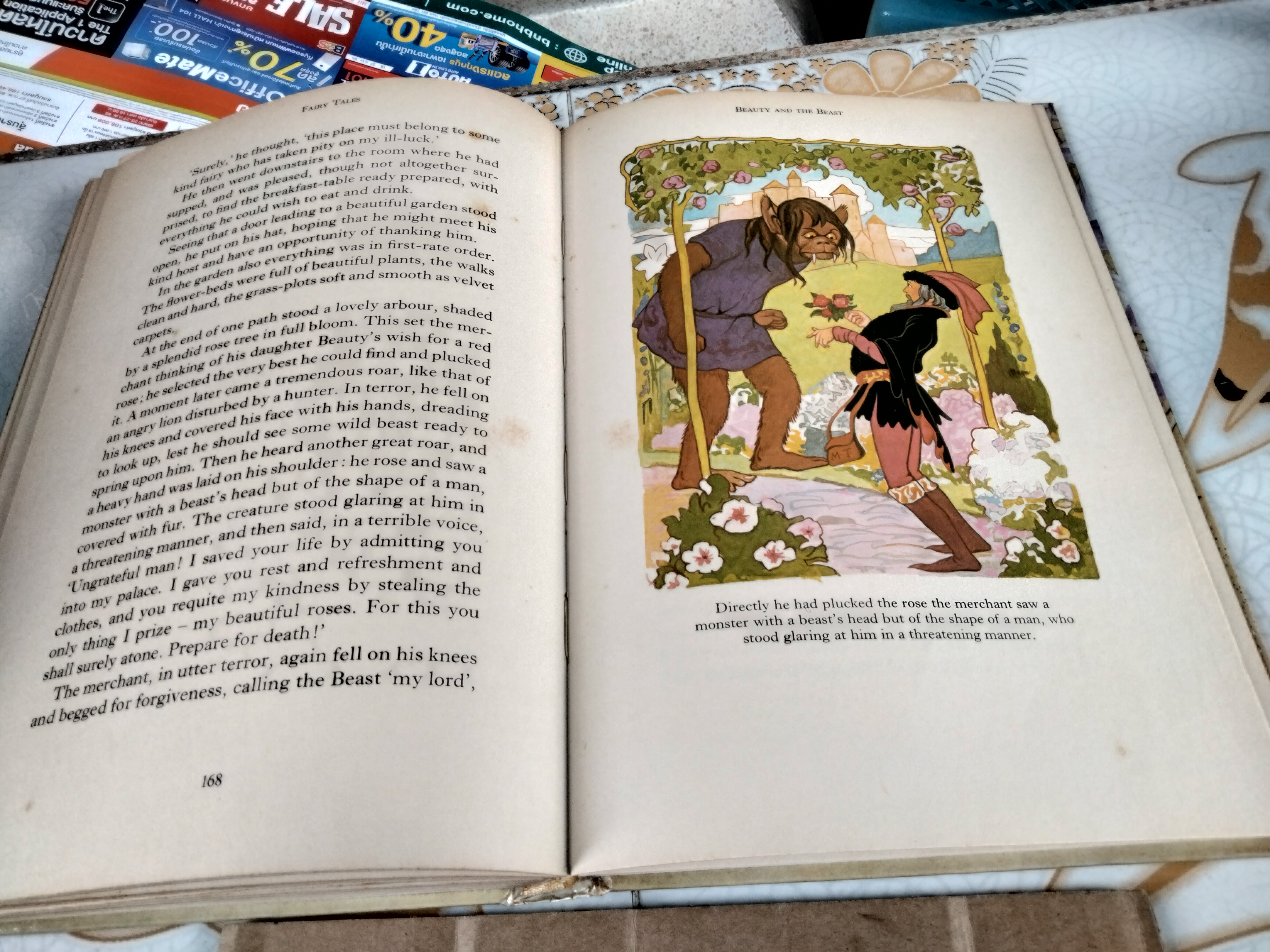 Nursery Rhymes and Fairy Tales -Margaret Tarrant (Hardcover) พิมพ์ปี 1983 Chechoslovakia